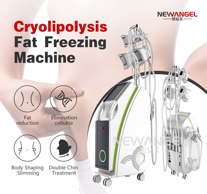 Non Invasive Belly Fat Removal Cryolipolysis Machine Cellulite Reduction