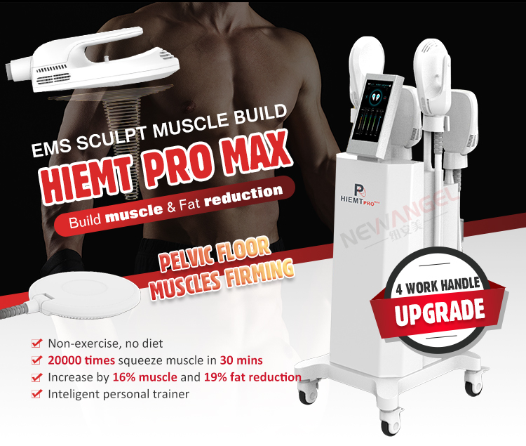 Hiemt Pro Max Muscle Stimulation Body Slimming Ems Machine Handles