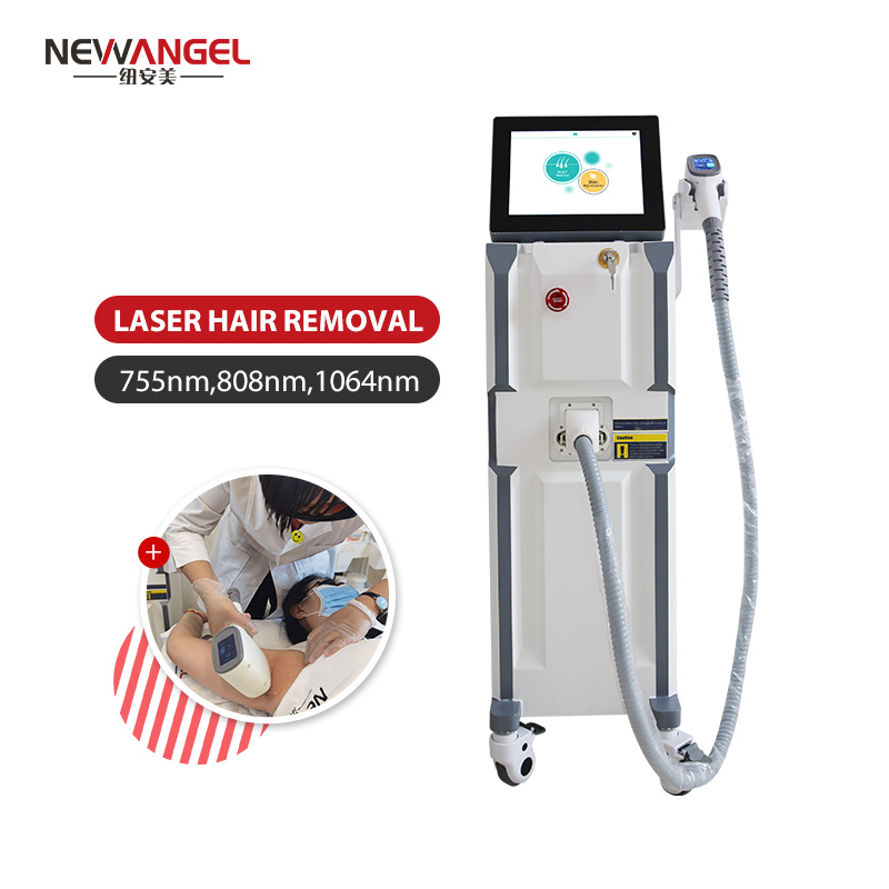 Blonde facial hair removal diode laser machine painless beauty salon