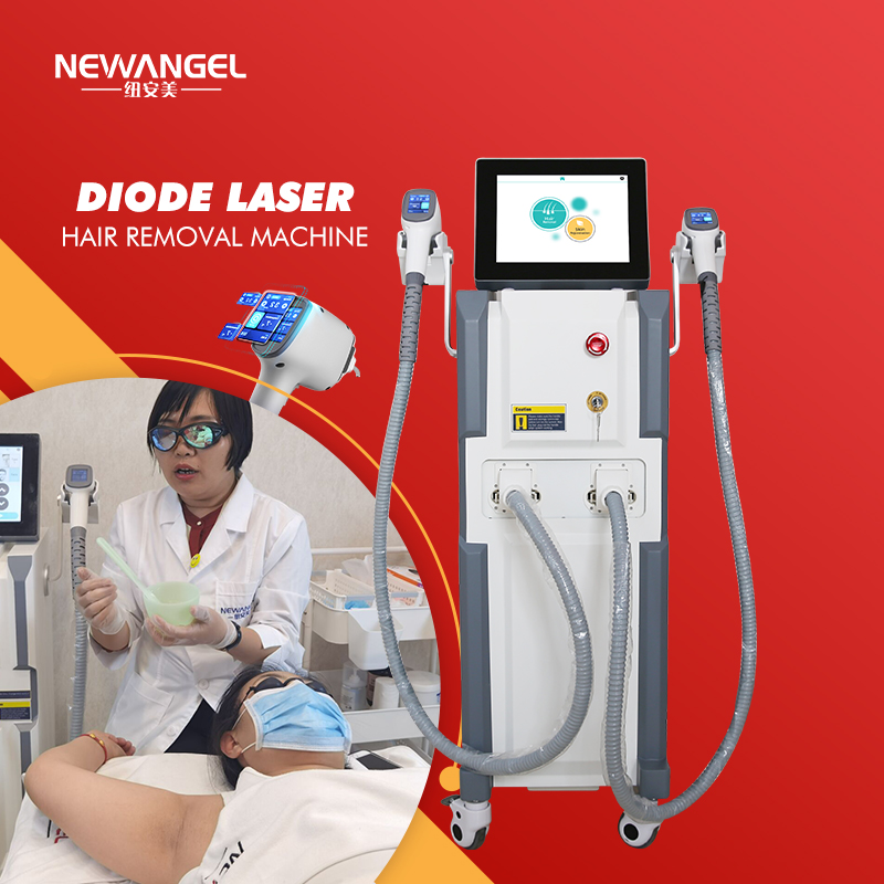 Leg Armpit Hair Removal Laser Machine Newest Technology Cooling System