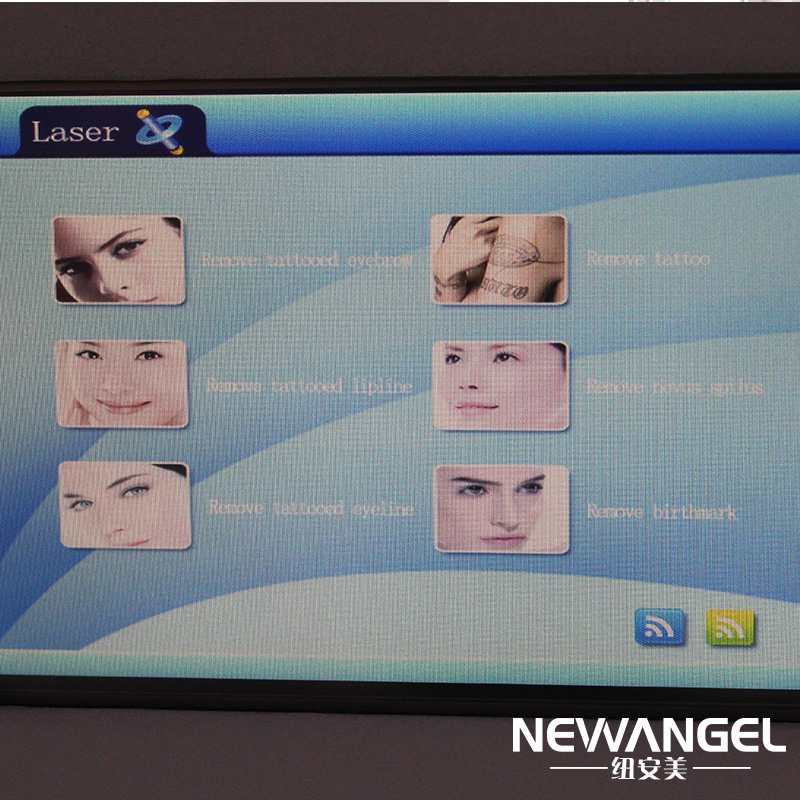 Newangel tattoo removal machine cost laser 755nm 1064nm 1320nm