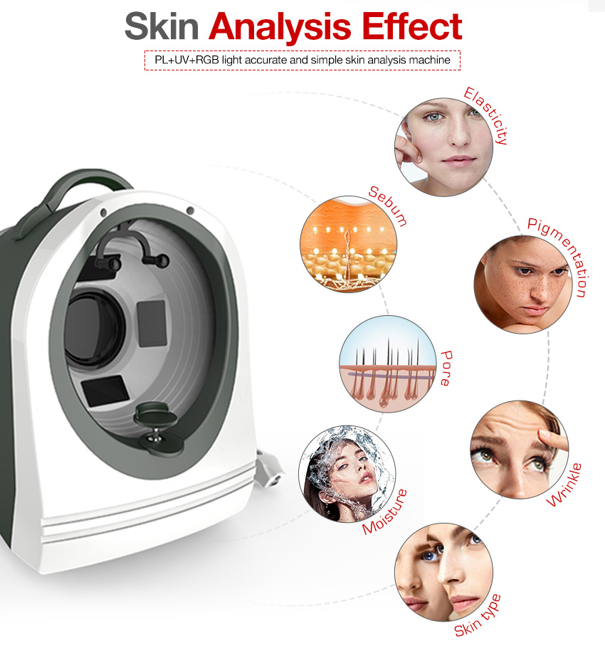 Best Skin Care Skin Scanner Uv Analysis Machine