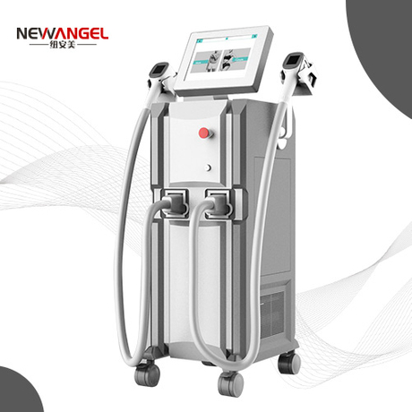 World best laser hair removal machine with 2 handles